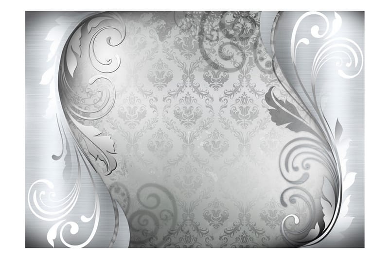 Fototapet Gray Ornament 150x105 - Artgeist sp. z o. o. - Innredning - Veggdekorasjon - Tapeter - Fototapeter
