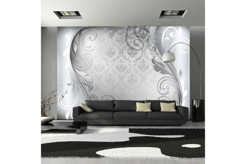 Fototapet Gray Ornament 300x210 - Artgeist sp. z o. o. - Innredning - Veggdekorasjon - Tapeter - Fototapeter