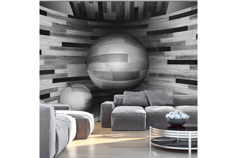 Fototapet Gray Sphere 350x245, Artgeist sp. z o. o.