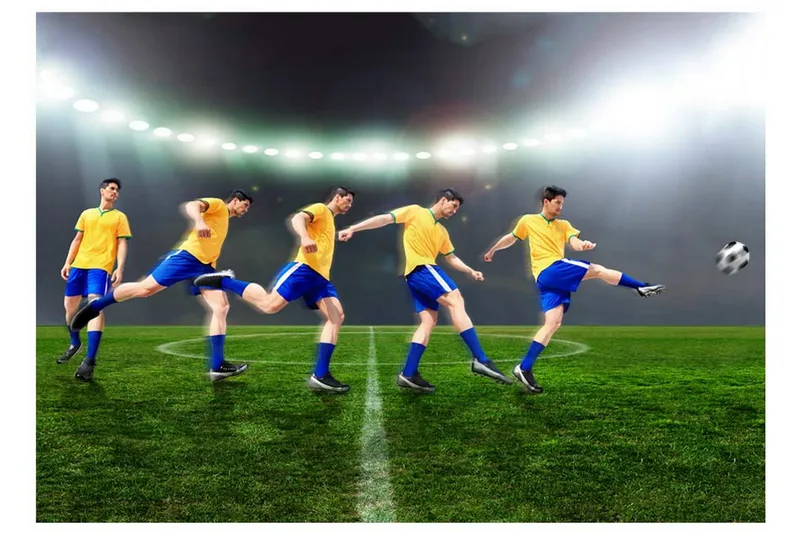 Fototapet Great Footballer 400x280 - Artgeist sp. z o. o. - Innredning - Veggdekorasjon - Tapeter - Fototapeter