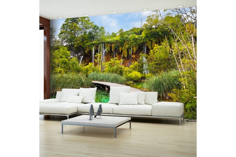 Fototapet Green Oasis 350x245 - Artgeist sp. z o. o. - Innredning - Veggdekorasjon - Tapeter - Fototapeter