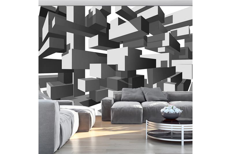 Fototapet Grey Notes 150x105, Artgeist sp. z o. o.