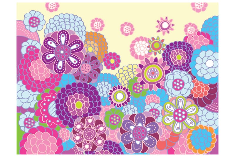 Fototapet Happy Meadow 250x193, Artgeist sp. z o. o.