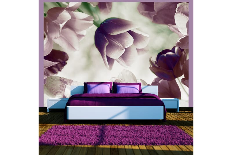Fototapet Heavenly Tulips 250x193 - Artgeist sp. z o. o. - Innredning - Veggdekorasjon - Tapeter - Fototapeter