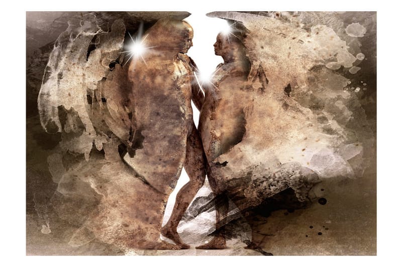 Fototapet Hidden Love 200x140 - Finnes i flere størrelser - Innredning - Veggdekorasjon - Tapeter - Fototapeter