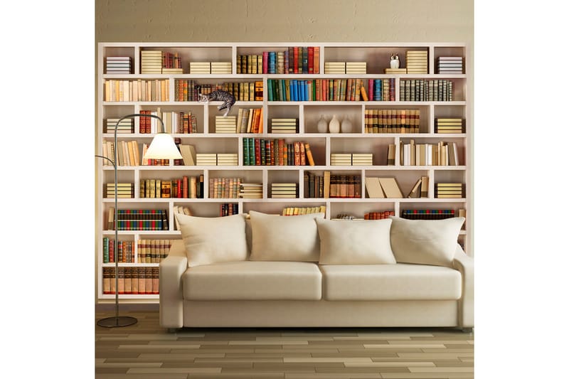 Fototapet Home Library 300x210 - Artgeist sp. z o. o. - Innredning - Veggdekorasjon - Tapeter - Fototapeter