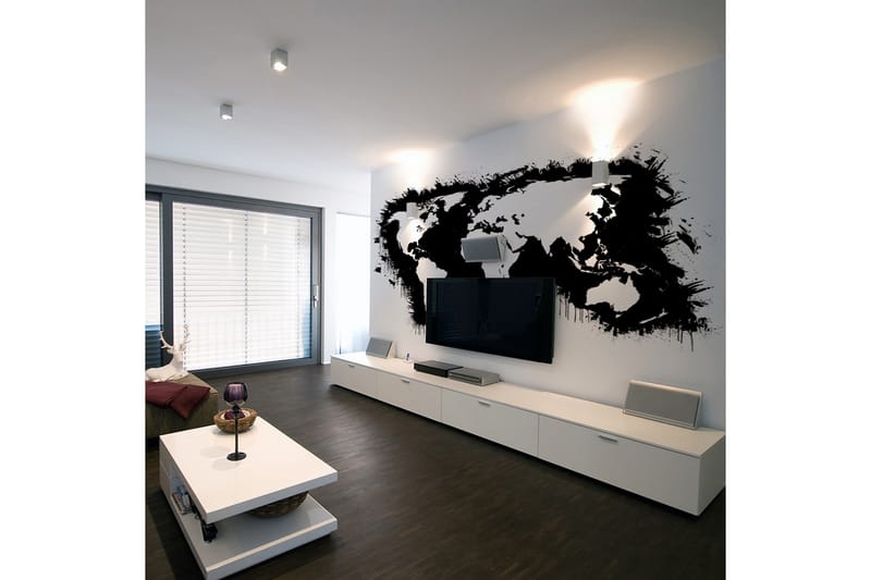 Fototapet Hvite Kontinenter Svart Hav 350x270 - Artgeist sp. z o. o. - Innredning - Veggdekorasjon - Tapeter - Fototapeter