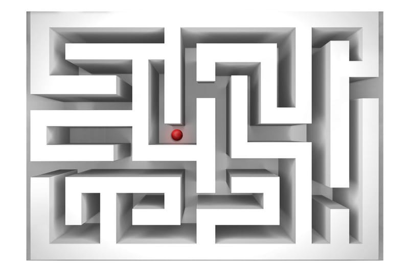 Fototapet Ice Labyrinth 250x175 - Artgeist sp. z o. o. - Innredning - Veggdekorasjon - Tapeter - Fototapeter