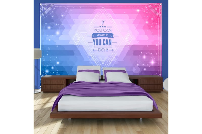 Fototapet If You Can Dream It You Can Do It! 100x70 - Artgeist sp. z o. o. - Innredning - Veggdekorasjon - Tapeter - Fototapeter