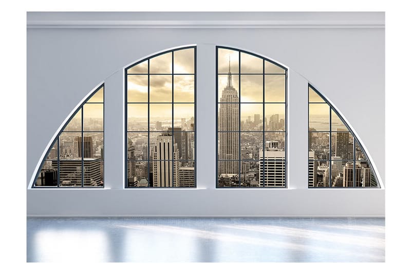 Fototapet Illuminations Empire State Building 300x210 - Artgeist sp. z o. o. - Innredning - Veggdekorasjon - Tapeter - Fototapeter