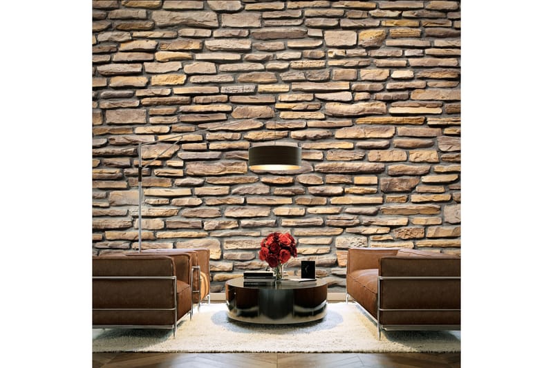 Fototapet Imitation Stone 250x193 - Artgeist sp. z o. o. - Innredning - Veggdekorasjon - Tapeter - Fototapeter