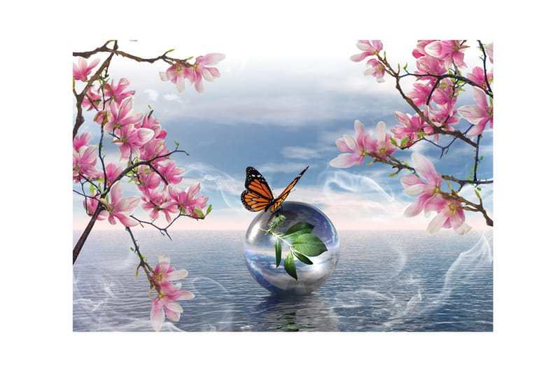 Fototapet In A Soap Bubble 250x175 - Artgeist sp. z o. o. - Innredning - Veggdekorasjon - Tapeter - Fototapeter