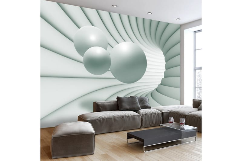 Fototapet In The Green Tunnel 250x175, Artgeist sp. z o. o.