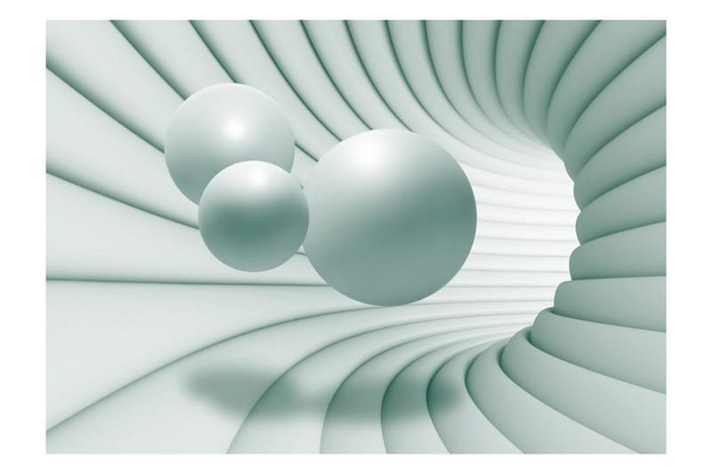 Fototapet In The Green Tunnel 250x175 - Artgeist sp. z o. o. - Innredning - Veggdekorasjon - Tapeter - Fototapeter