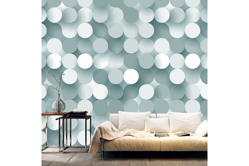 Fototapet In The Net Of Grey 400x280, Artgeist sp. z o. o.