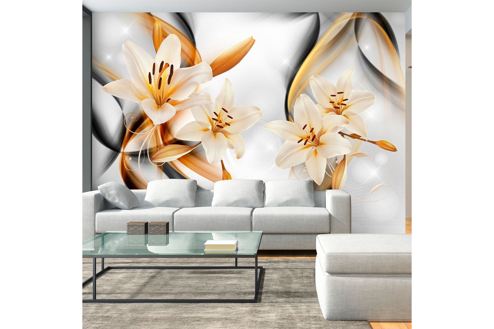 Fototapet Innocence Of Lily 350x245 - Artgeist sp. z o. o. - Innredning - Veggdekorasjon - Tapeter - Fototapeter