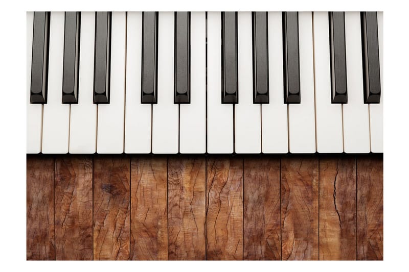 Fototapet Inspirert av Chopin Mahogany 200x140 - Artgeist sp. z o. o. - Innredning - Veggdekorasjon - Tapeter - Fototapeter