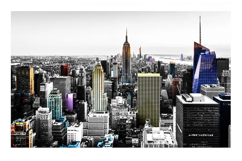 Fototapet Iridescent Skyscraper 200x140, Artgeist sp. z o. o.