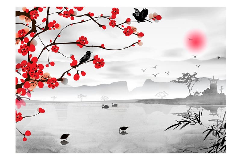 Fototapet Japanese Garden 200x140 - Artgeist sp. z o. o. - Innredning - Veggdekorasjon - Tapeter - Fototapeter