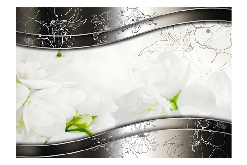 Fototapet Jasmine Flowers 250x175 - Artgeist sp. z o. o. - Innredning - Veggdekorasjon - Tapeter - Fototapeter