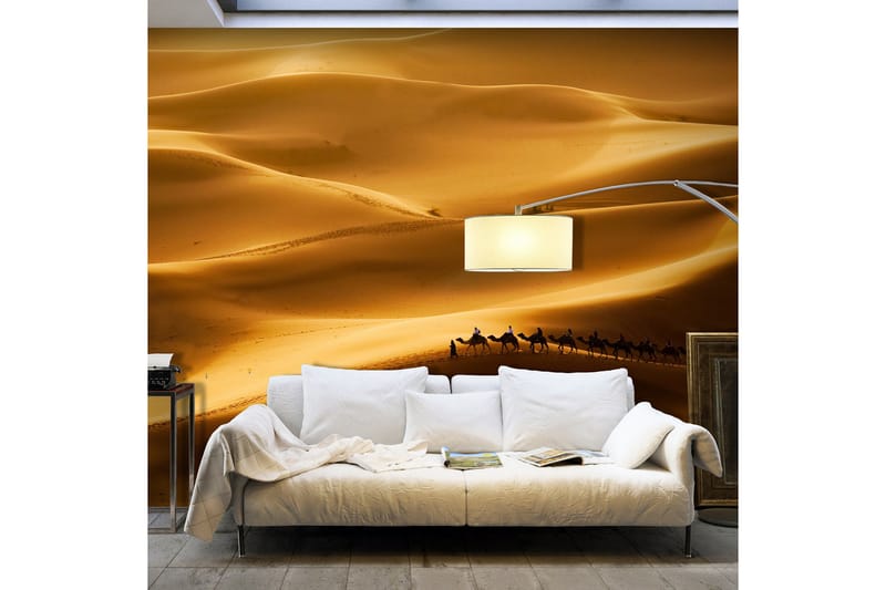Fototapet Karavan Av Kameler 450x270 - Artgeist sp. z o. o. - Innredning - Veggdekorasjon - Tapeter - Fototapeter
