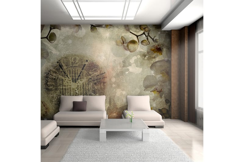 Fototapet Klokke Vintage 300x231 - Artgeist sp. z o. o. - Innredning - Veggdekorasjon - Tapeter - Fototapeter