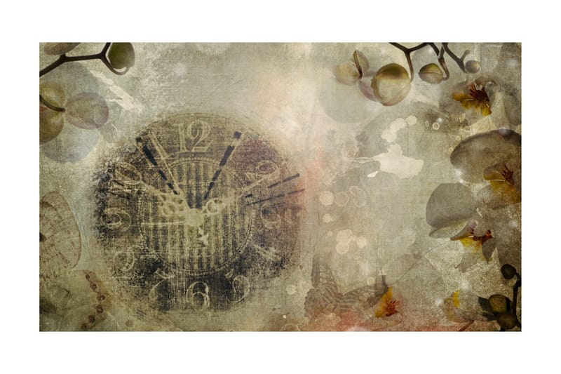 Fototapet Klokke Vintage 450x270 - Artgeist sp. z o. o. - Innredning - Veggdekorasjon - Tapeter - Fototapeter