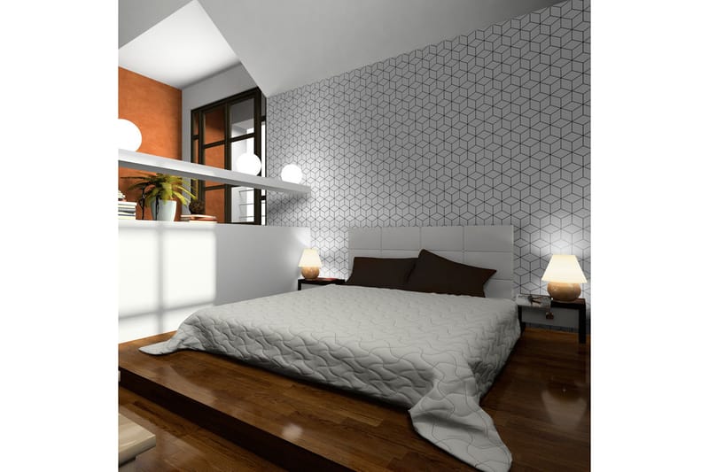 Fototapet Kubestruktur 200x154 - Artgeist sp. z o. o. - Innredning - Veggdekorasjon - Tapeter - Fototapeter