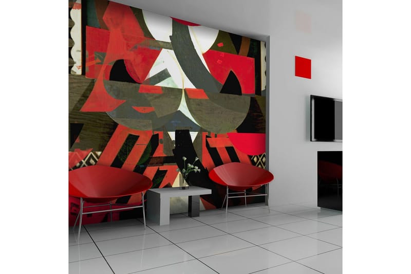 Fototapet Kunst Komposisjon Røtt 350x270, Artgeist sp. z o. o.