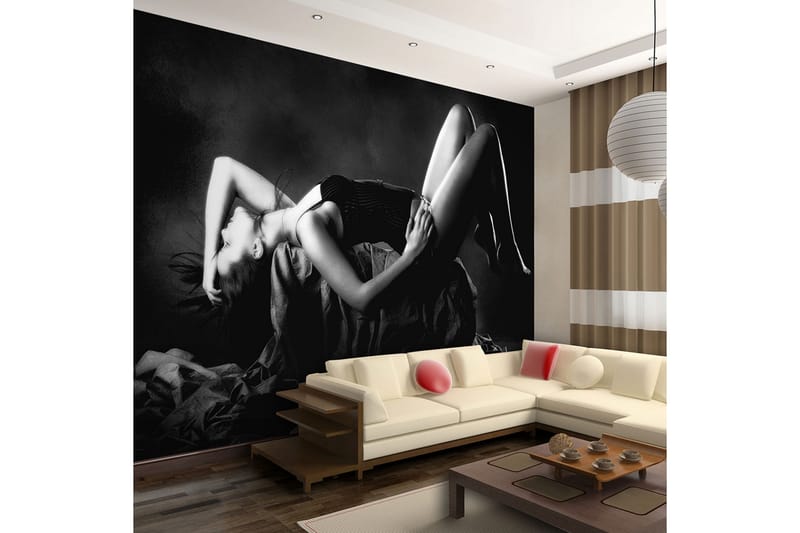 Fototapet Kvinne Sexy Underklær 300x231 - Artgeist sp. z o. o. - Innredning - Veggdekorasjon - Tapeter - Fototapeter