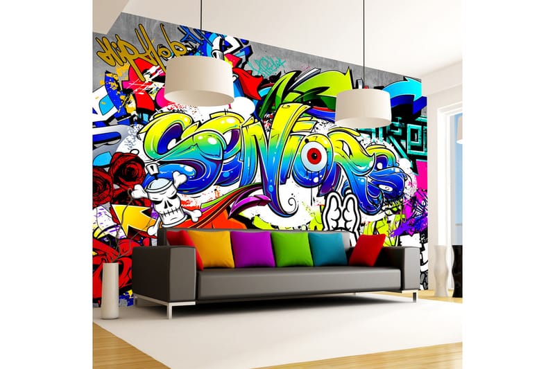 Fototapet Language Of A City 100x70 - Artgeist sp. z o. o. - Innredning - Veggdekorasjon - Tapeter - Fototapeter