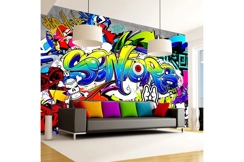 Fototapet Language Of A City 100x70 - Artgeist sp. z o. o. - Innredning - Veggdekorasjon - Tapeter - Fototapeter