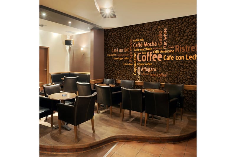 Fototapet Latte Espresso Cappucino 350x270 - Artgeist sp. z o. o. - Innredning - Veggdekorasjon - Tapeter - Fototapeter
