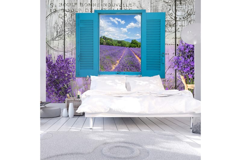 Fototapet Lavender Recollection 100x70 - Artgeist sp. z o. o. - Innredning - Veggdekorasjon - Tapeter - Fototapeter