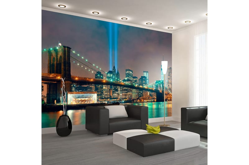 Fototapet Light Of NYC 300x210 - Artgeist sp. z o. o. - Innredning - Veggdekorasjon - Tapeter - Fototapeter