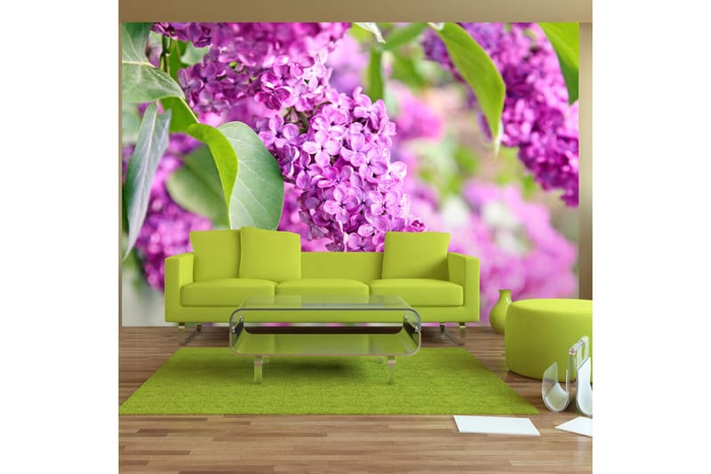 Fototapet Lilac Flowers 100x70 - Artgeist sp. z o. o. - Innredning - Veggdekorasjon - Tapeter - Fototapeter