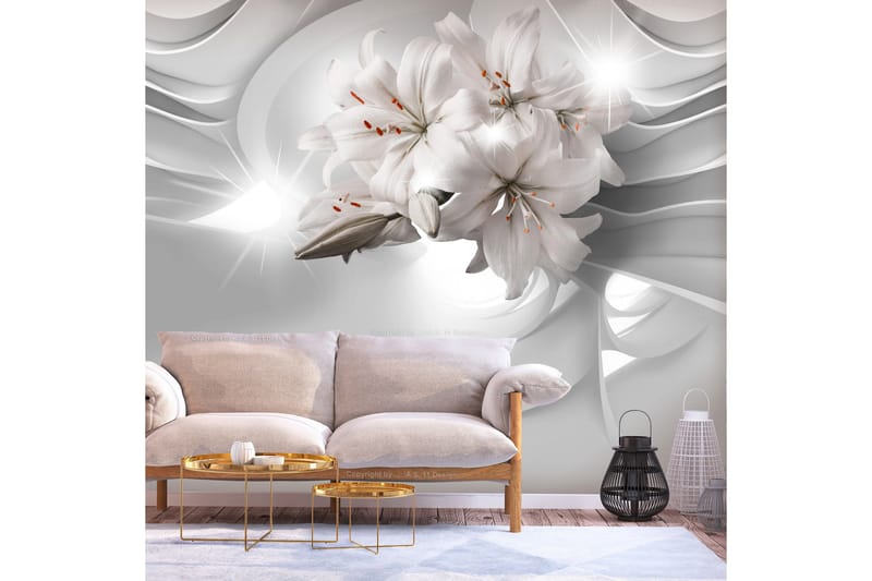 Fototapet Lilies In The Tunnel 400x280 - Finnes i flere størrelser - Innredning - Veggdekorasjon - Tapeter - Fototapeter