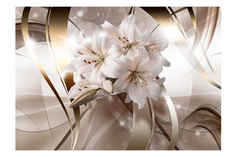 Fototapet Lily Bunch 100x70 - Finnes i flere størrelser - Innredning - Veggdekorasjon - Tapeter - Fototapeter