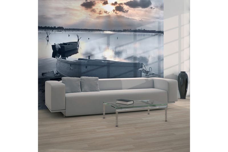 Fototapet Little Port Boats 200x154, Artgeist sp. z o. o.