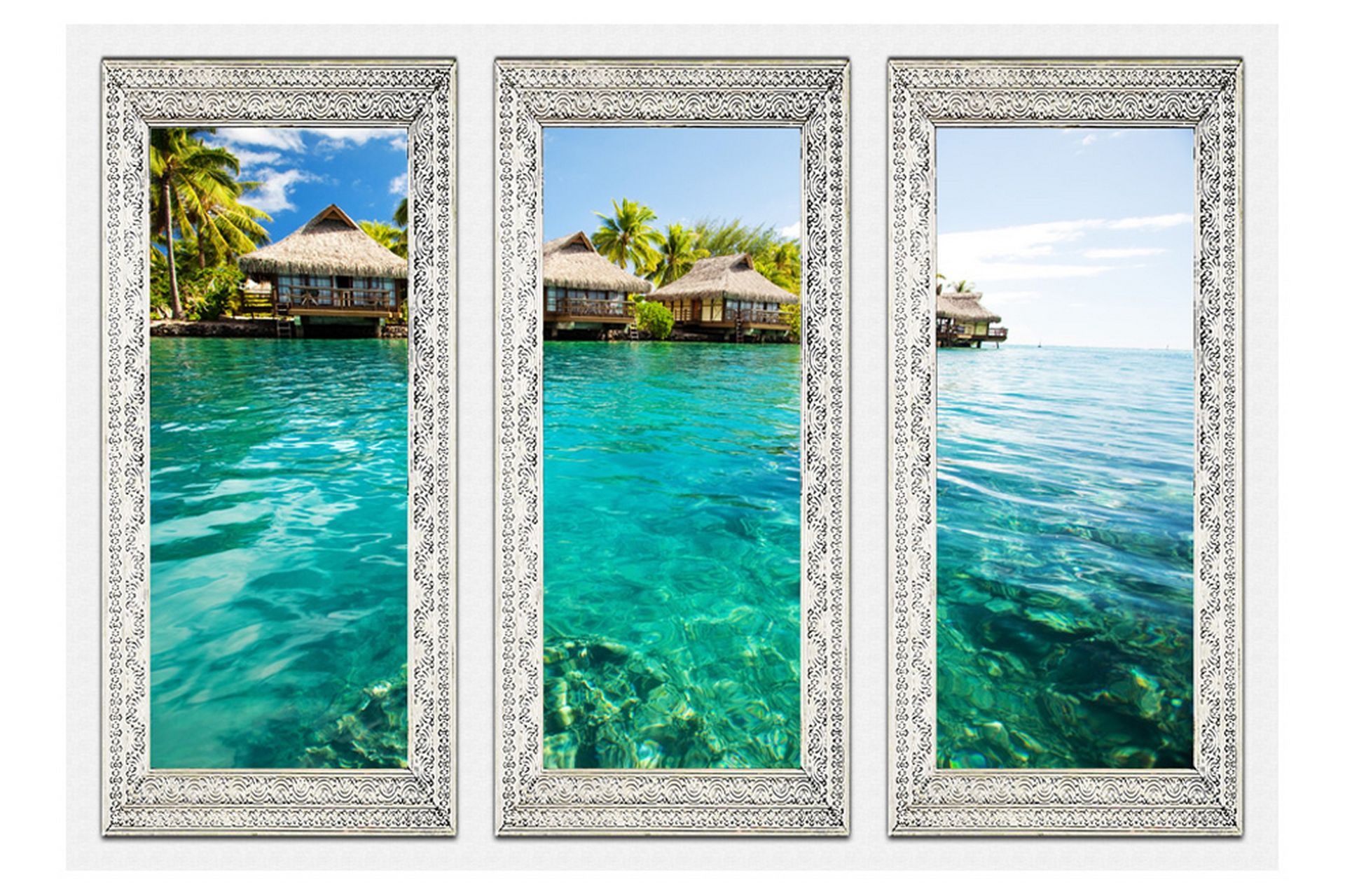 Fototapet Lonely Island 400x280 - Artgeist sp. z o. o. - Innredning - Veggdekorasjon - Tapeter - Fototapeter