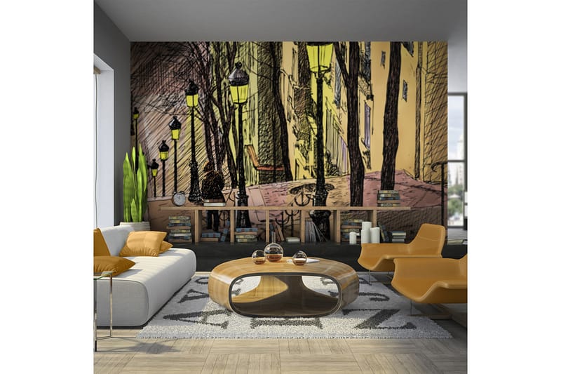 Fototapet Lonely Walk Through Montmartre 400x309, Artgeist sp. z o. o.