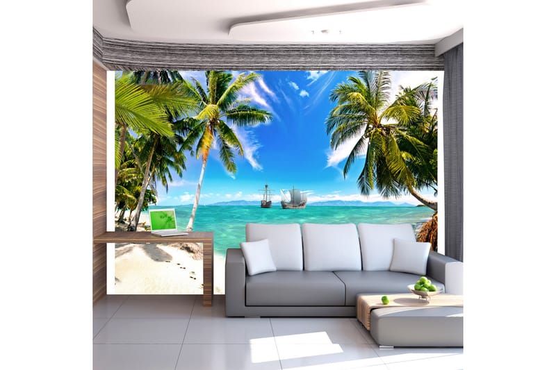 Fototapet Lost Ships 400x280 - Artgeist sp. z o. o. - Innredning - Veggdekorasjon - Tapeter - Fototapeter