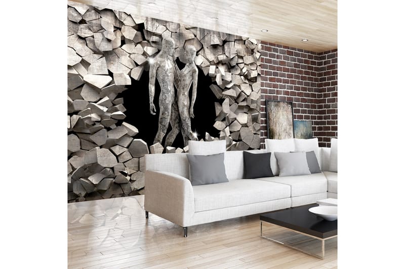 Fototapet Love Made Of Stone 300x210 - Artgeist sp. z o. o. - Innredning - Veggdekorasjon - Tapeter - Fototapeter