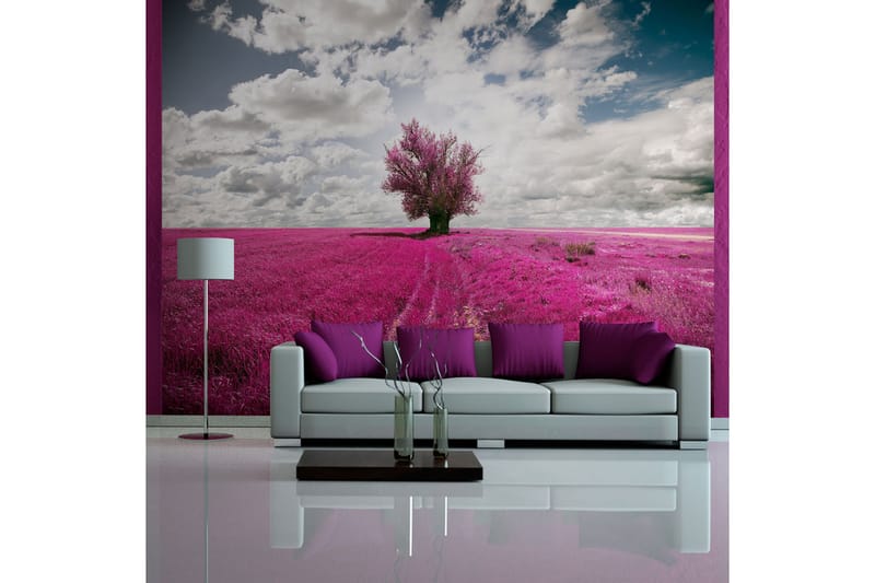 Fototapet Magenta Eng 350x270 - Artgeist sp. z o. o. - Innredning - Veggdekorasjon - Tapeter - Fototapeter