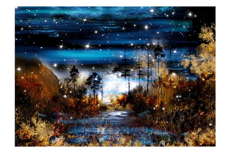 Fototapet Magical Forest 350x245 - Artgeist sp. z o. o. - Innredning - Veggdekorasjon - Tapeter - Fototapeter