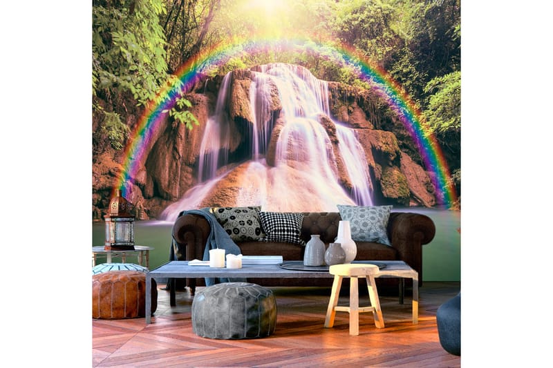 Fototapet Magical Waterfall 250x175 - Artgeist sp. z o. o. - Innredning - Veggdekorasjon - Tapeter - Fototapeter