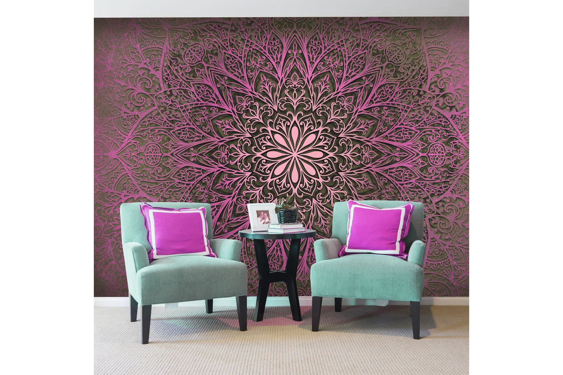 Fototapet Mandala Of Love 350x245 - Artgeist sp. z o. o. - Innredning - Veggdekorasjon - Tapeter - Fototapeter