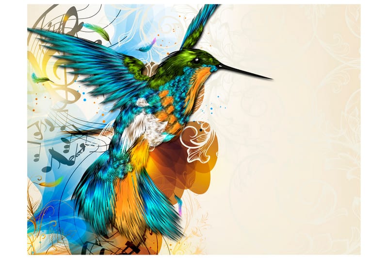Fototapet Marvelous Bird 250x193 - Artgeist sp. z o. o. - Innredning - Veggdekorasjon - Tapeter - Fototapeter