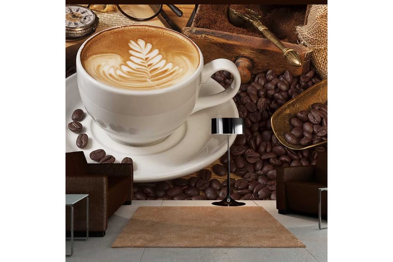Fototapet Maybe Coffee? 250x193 - Artgeist sp. z o. o. - Innredning - Veggdekorasjon - Tapeter - Fototapeter
