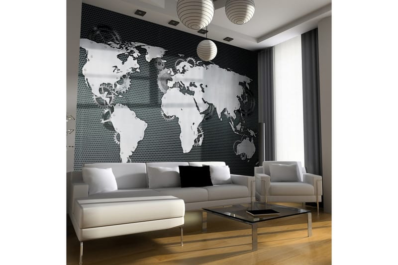 Fototapet Mechanical World 200x154 - Artgeist sp. z o. o. - Innredning - Veggdekorasjon - Tapeter - Fototapeter